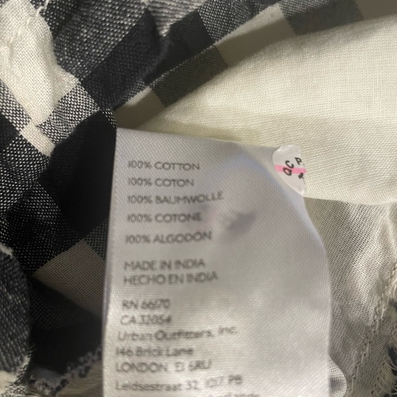 Free People High Waist Black and White Shorts - Picture 11 of 11